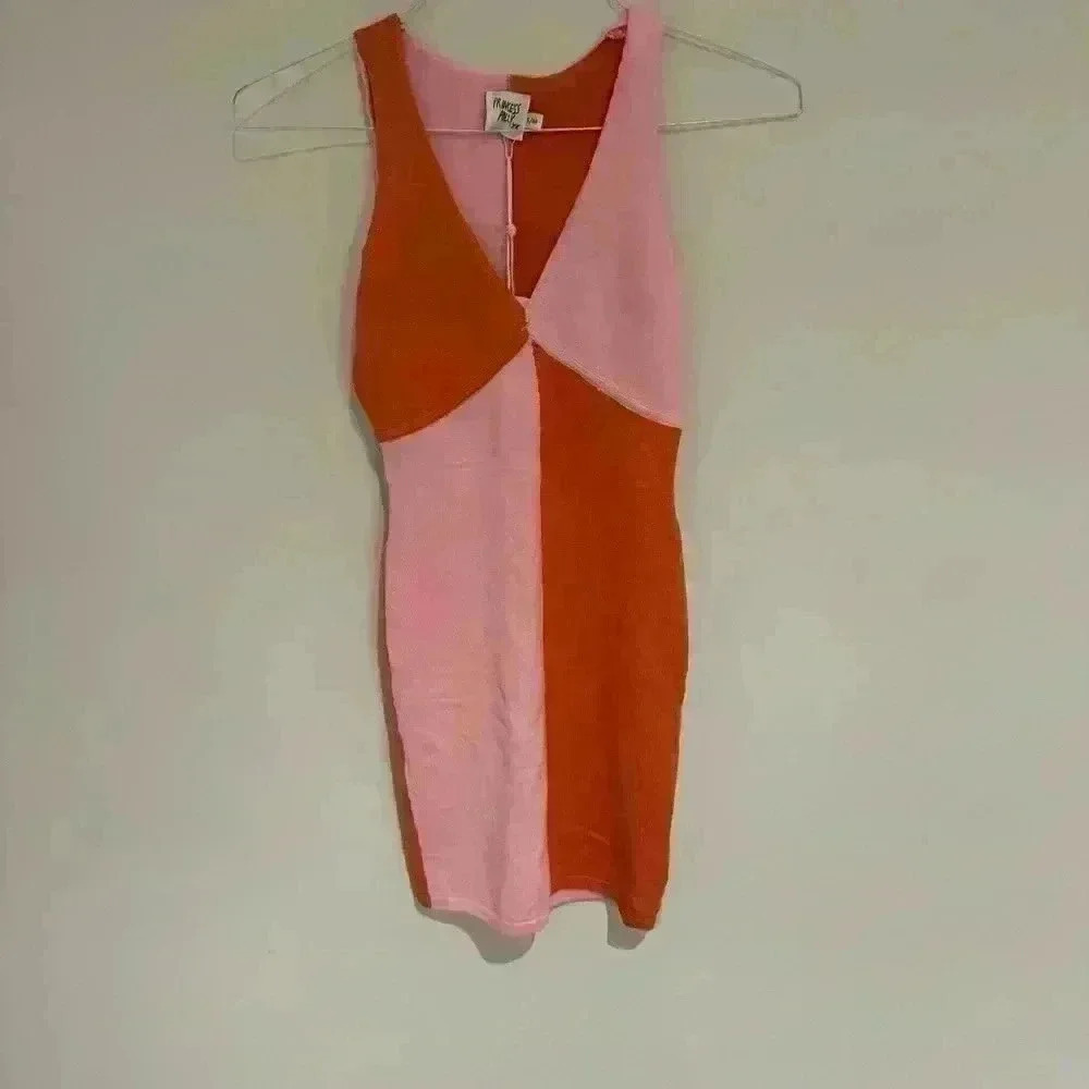 Princess Polly Pink and Orange Dual Color Dress Size Small/Medium New With Tags